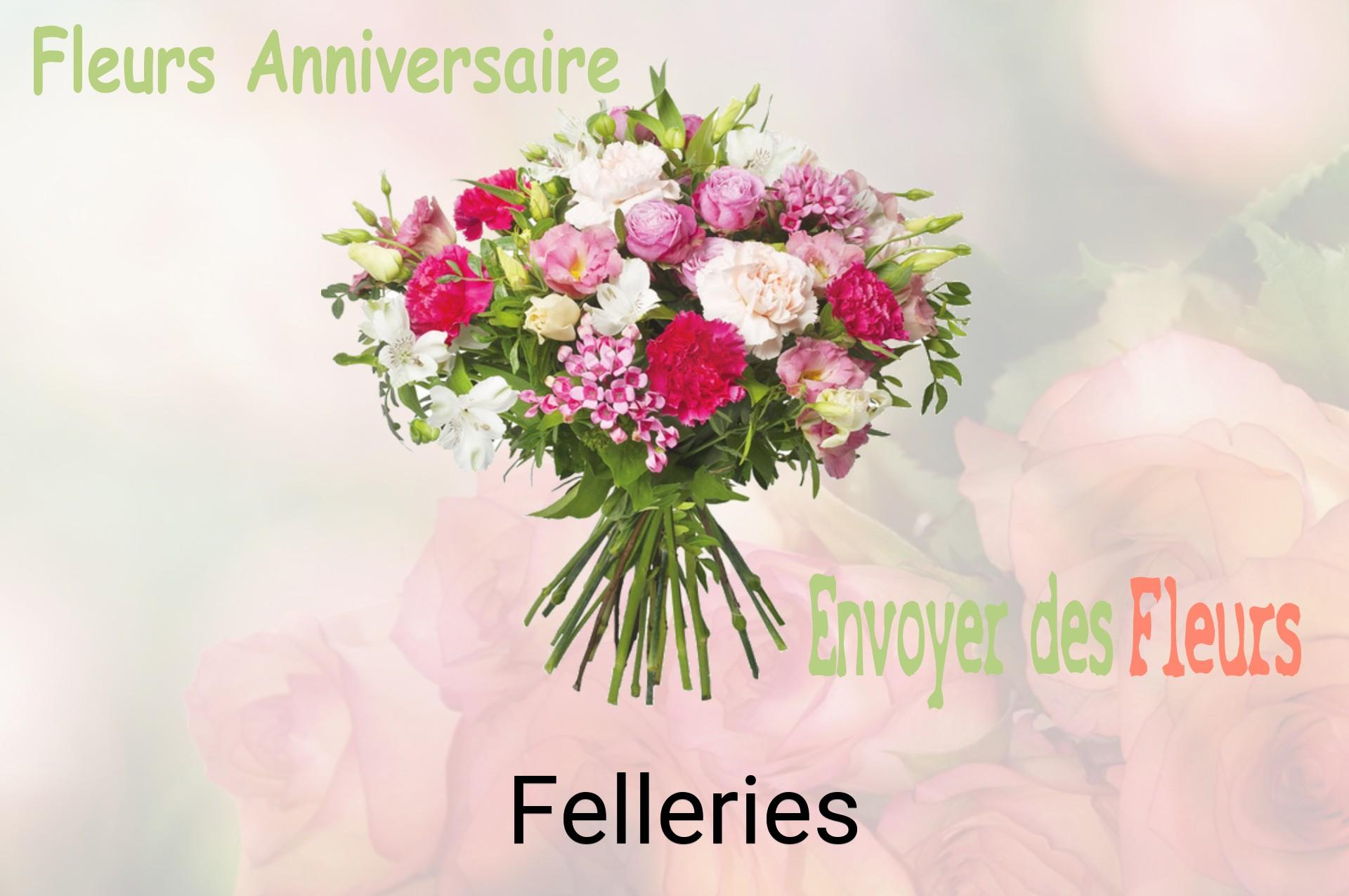 Bouquet de fleurs d’anniversaire livré à Felleries