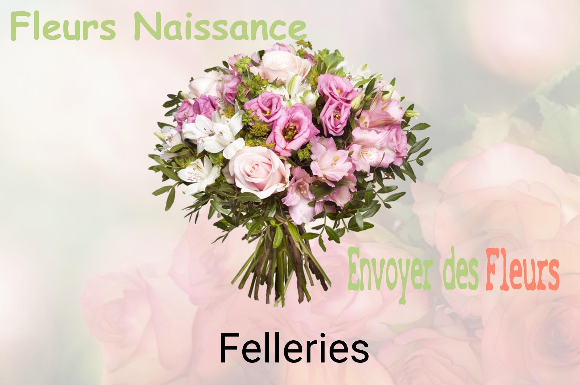 Bouquet de fleurs de naissance livré à Felleries